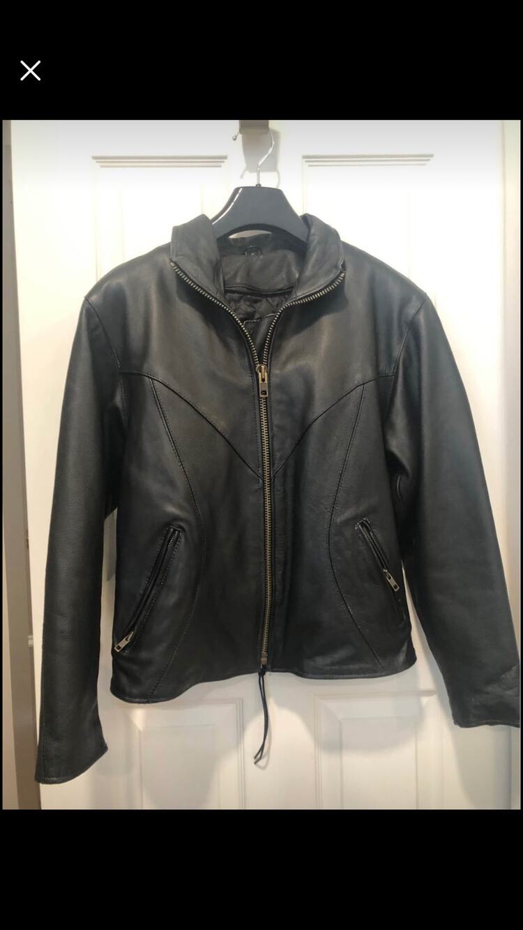 Jamin Leathers Road Angel Woman’s Black Jacket Size Small